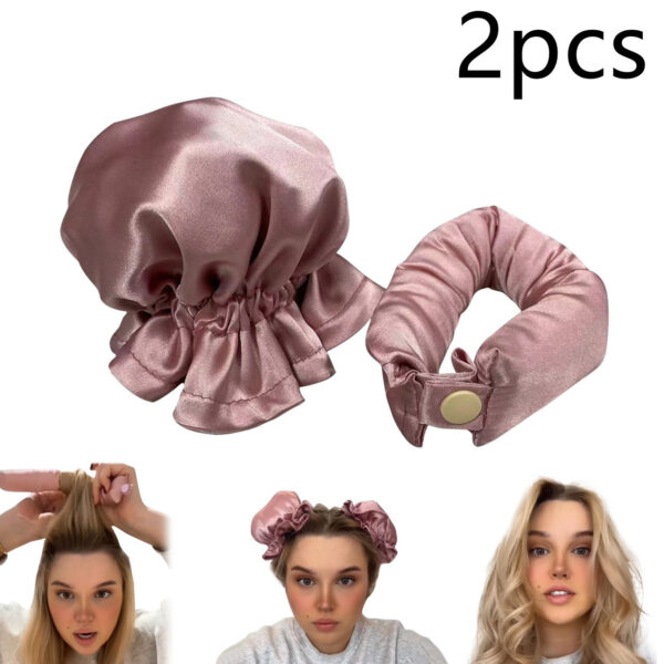 New Heatless Curl Stick With Cloth Cover Cute Ball Head Hair Curler Headband Hair Rollers Wave Form Curling Rod Hair Style Tools Gadgets - Image 9