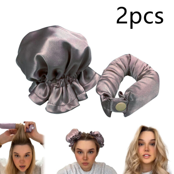 New Heatless Curl Stick With Cloth Cover Cute Ball Head Hair Curler Headband Hair Rollers Wave Form Curling Rod Hair Style Tools Gadgets - Image 7