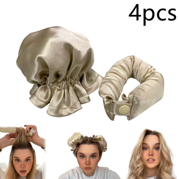 New Heatless Curl Stick With Cloth Cover Cute Ball Head Hair Curler Headband Hair Rollers Wave Form Curling Rod Hair Style Tools Gadgets - Image 10