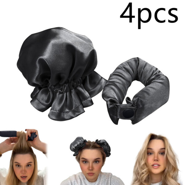 New Heatless Curl Stick With Cloth Cover Cute Ball Head Hair Curler Headband Hair Rollers Wave Form Curling Rod Hair Style Tools Gadgets - Image 5