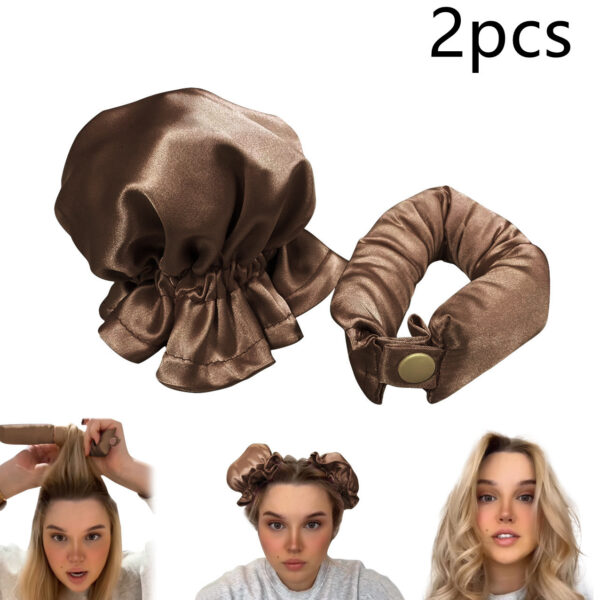 New Heatless Curl Stick With Cloth Cover Cute Ball Head Hair Curler Headband Hair Rollers Wave Form Curling Rod Hair Style Tools Gadgets - Image 8